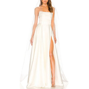 Sau Lee x Revolve 'Heidi' White Polyester Gown Size 4